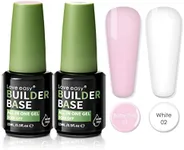 Love easy Hema Free Builder Gel (Milky White+ Baby Pink) - Hypoallergenic Strong Base Coat | Long-Lasting Adhesion (30+ Days) for Professional Nails Gift for Women