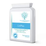 LivPlus 60 Capsules – Choline, Alpha Lipoic Acid, N-Acetyl Cysteine & 9 Botanicals Including Turmeric and Chlorella