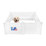 PUPez Whelping Box - Whelping Box for Dogs - 48"x48"x18" - Whelping Bed, Whelping Pen for Puppies, Whelping Box for Large Breed Dogs, Dog Whelping Box, Dog Birthing Box