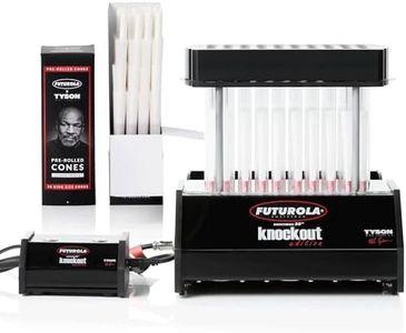 Futurola Knockbox 3/50 - The Ultimate Automated Cone Filling Machine - Perfect for Pre-Rolled Cones of Various Sizes - Fill 50 Pre-Rolled Cones in just 2 Minutes - Revolutionize Your Experience!