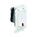 LEGRAND Polycarbonate Mylinc 16A 1-Way with indicator Switch 675511 (White) Pack of 5