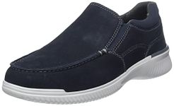 Clarks Men's Donaway Free Loafer, Navy Waxy, 10 UK