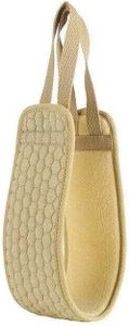 AIMALL 92cm Beige Exfoliating Loofah Back Scrubber Body Sponge – Deep Cleansing Spa Brush for Skin Rejuvenation, Natural Sisal & Polyester