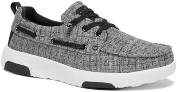 Women's Orthopedic Walking Shoes Slip On Loafers: Comfortable Arch Support Sneakers for Womens, Plantar Fasciitis Supportive Shoes for Flat Feet, Orthotic Shoes Adjustable Black Grey Size 7