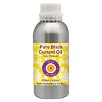 Deve Herbes Pure Black Currant Oil (Ribes nigrum) Natural Therapeutic Grade Cold Pressed 300ml