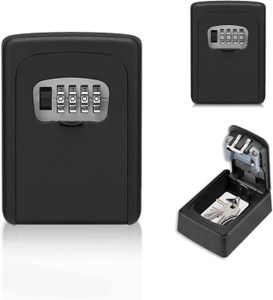 CDC DIGI 4-Digit Wall Mounted Key Lock Box – Waterproof Outdoor Safe