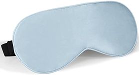 LaCourse Natural Pure Mulberry Silk Kids Eye Mask with One Travel Pouch. Soft & Comfortable Eye Mask for Sleeping, Complete Blackout Kids Sleep Mask with Adjustable Strap for Boys and Girls