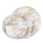 Safdie & Co. - Gold Marble Plates a