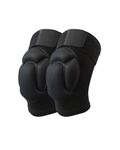 Massmot 1Pair Knee Pads with Non-Slip Bandage, Protective Knee Pads, Thick Sponge Anti-slip, Collision Avoidance Knee Sleeve (L)
