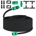 50M Drip Hose Set, Soaker Hose Set, Drip Irrigation Leaky Pipe, Hose for Gardens Lawns Patios Farms Irrigation