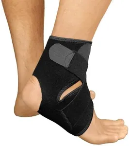 RiptGear Ankle Brace Support for Men and Women - Sprained Ankle Compression Support - Open Heel Foot Adjustable Straps for Recovery - Achilles Tendon Support Stabilizing Bandage (Small)