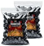 BBQ Wood Coal for Barbeque Grilling - Koyla for Cooking, Coal for Smoking Food - Grill Premium Long Burning Natural Wood Charcoal - Eco-Friendly Less Smoke Charcoal for Home - No Chemical Use - 1 KG