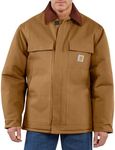Carhartt Men's C003 Loose Fit Firm Duck Insulated Traditional Coat, Carhartt Brown, Small