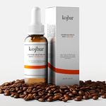 Kojbar Caffeine Solution 5% + EGCG & Kojic Acid Eye Serum – Energizing Eye Treatment for Puffiness & Dark Circles, 1.01 fl oz