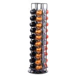 COFFEEZA Coffee Capsule Holder with Rotating Stand - Holds 40 Coffee Pods| Compatible with Nespresso Pods | Espresso Pod Holder For Home & Office