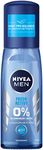 NIVEA MEN Fresh Active Deodorant Atomiser Pack of 3 (3 x 75 ml), Deodorant without Aluminium with Valuable Sea Extracts, Deodorant with 48-Hour Protection Nourishes the Skin