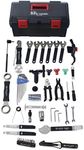 BIKEHAND 34 in 1 Complete Bike Bicycle Repair Tools Maintenance Tool Kit with Torque Wrench