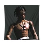 ENMOON Album Cover Art Tapestry Iconic Rap Rapper Flag 3x3Ft for College Dorm Man Cave Home Bedroon Wall Decoration