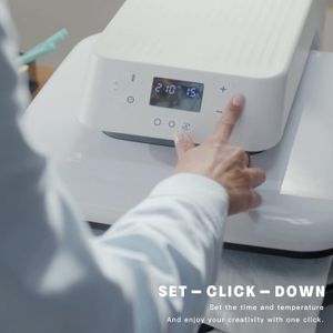 HTVRONT 15x15 Heat Press Machine – White, Easy Press for T-Shirts