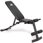 Adidas Steel Essential Utility Bench (Black, Upright, 150 kg max. Load)