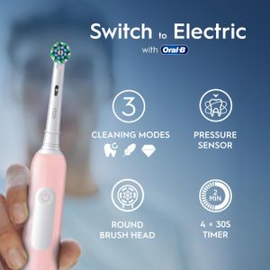 Oral-B Pro 1 Electric Toothbrush – Pink