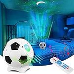 SHINOSKE Galaxy Projector,Night Light for Kids Star Projector for Bedroom,Soccer Night Light 28 Colors Changing with Remote Control,Ambiance Light for Bedroom,Party,Home Decor