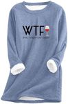 Women's Plush Jumpers Funny WTF Let