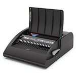 GBC CombBind C210E Binding Machine, Electronic Punching, 20 Sheet Punching Capacity, 450 Sheet Binding Capacity, A3, A4 and A5, Black, 4401927UK