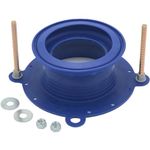 One N Done Toilet Repair Kit - Complete Toilet Seal Repair For Wax Seal, Rubber Gasket Ring, Premium Nuts Includes 3 1/2-Inch Locking Zinc Bolts - Easy Toilet Bowl Repair Solution T10-OND-200-MB