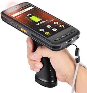 MUNBYN 2023 New Android Scanner Android 11 Barcode Scanner Handheld Mobile Computer 1D/2D QR PDF17 Zebra Scanner, IP65 8000mAh Pistol Grip Inventory Scanner, 5.2'' Screen 4G Wi-Fi GMS Data Collector