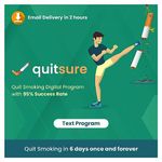 QuitSure Text Program- Quit Smoking in 6 Days I 95% Success Rate I 24/7 Coach Support I No Cravings I No Withdrawal Symptoms I Email Delivery of Online Program- No CD I Android/iOS