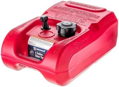 attwood 8803LP2 EPA and CARB Certified 3-Gallon Portable Marine Boat Fuel Tank