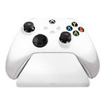 Razer Universal Quick Charging Stand for Xbox Series X|S: Magnetic Secure Charging - Perfectly Matches Xbox Wireless Controllers - USB Powered - Robot White (Controller Sold Separately)