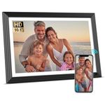 BSIMB Digital Photo Frame 10.1 Inch, WiFi Digital Picture Frame 32GB HD Touchscreen, Electronic Picture Frame with Auto-Rotate, Light Sensor, Share Photos via App/Email, Digital Frame for Decor