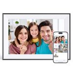 Dragon Touch 10.1 Inch WiFi Digital Photo Frame, 1280x800 HD IPS Touch Screen Photo Frame Display, 16GB Memory, Auto-Rotate， Share Photos/Videos Instantly via Free App Best Gifts for Birthday, Wedding