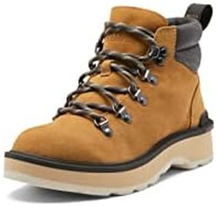 SOREL Women's Hi-Line Hiker Boot - Geo Yellow, Jet - Size 8