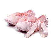 Lily's Locker Satin Ballet Shoes for Girls Kids & Toddler Split-Sole Ribbon Ballerina Shoes (Pink, Little_Kid, Numeric_9)