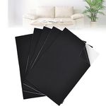 wynott 5Pcs Foam Sheets Self Adhesive 30×20×0.3cm Floor Protectors Pads Black EVA Foam Board Thick Closed Cell Foam Neoprene Rubber Sheets Insulation Anti Vibration Non Slip Furniture Pads for Crafts