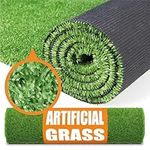 Bishop Artificial Grass Natural and Realistic Looking Fake Lawn Astro Turf Indoor/Outdoor Grass Rug (12ft x 4ft (3.6m x 1.2m))