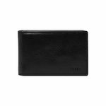 Fossil Men's Front Pocket Wallet Bifold, Andrew Black, One Size