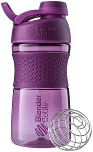 Blender Bottle C03249 SportMixer Twist Cap Tritan Grip Shaker Bottle, 20-Ounce, Plum