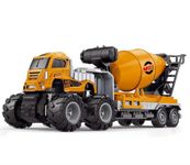 MANAKI ENTERPRISE 1:43 Cement Mixer Truck Metal Toys Alloy Diecast Truck Set Toy, Diecast Miniature Car Model Best Birthday Gift for Kids (1:43 Cement-Mixer Truck)