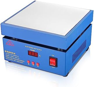 Soiiw Upgraded 110V 850W Soldering Hot Plate LED Microcomputer Electric Preheat Soldering Station Welder Hot Plate Rework Heater Lab 200X200mm Plate