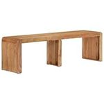 vidaXL Sturdy Wooden Bench Seat - S