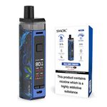 SMOK RPM 80 Kit: Advanced Vaping Power for Unmatched Performance and Flavor, It's Yours Now! (Fluid Blue) 2mL SMOK E Cigarettes Vape Kit No Nicotine