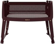 SnuzPod Studio Next to Me Crib - Portable, Lightweight Baby Bed with Zip-Down Wall, 3D Breathable Mattress and 6 Height Settings - Ideal Home and Travel Cot with Wheels, Rome