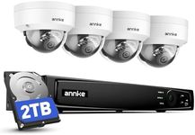 ANNKE 4K PoE CCTV Camera System, H.265+ 12MP NVR, 4X 8MP Wired Security Camera Outdoor, AI Motion Detection, Built-in Mic, 2TB HDD, Spotlight Color Night Vision, IK10 & IP67, Compatible with Alexa