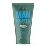 Super Fresh Ball Deodorant for Men by SweatBlock | Prevent Sweaty Man Parts & Odor (Balls, Butt and Groin) | Talc-Free | Lotion-to-Powder, No Mess, Quick-Dry Formula | 4 fl oz Tube