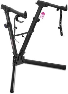 Liquid Stands V-Style Piano Keyboard Stand with Bag – Fits 54-88 Key Adjustable Heavy-Duty Piano Stand for Digital & Electric Keyboards – Foldable, Portable & Sturdy Synth for Stage, Studio & Home