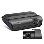 THINKWARE Q1000 2K QHD Front and Rear Dashboard Camera Video Recorder Dash cam for Cars 32GB Built-in Wi-Fi GPS, Night Vision Sony STARVIS Sensor G-Sensor HDR 156° Wide Angle, 24H Parking Mode